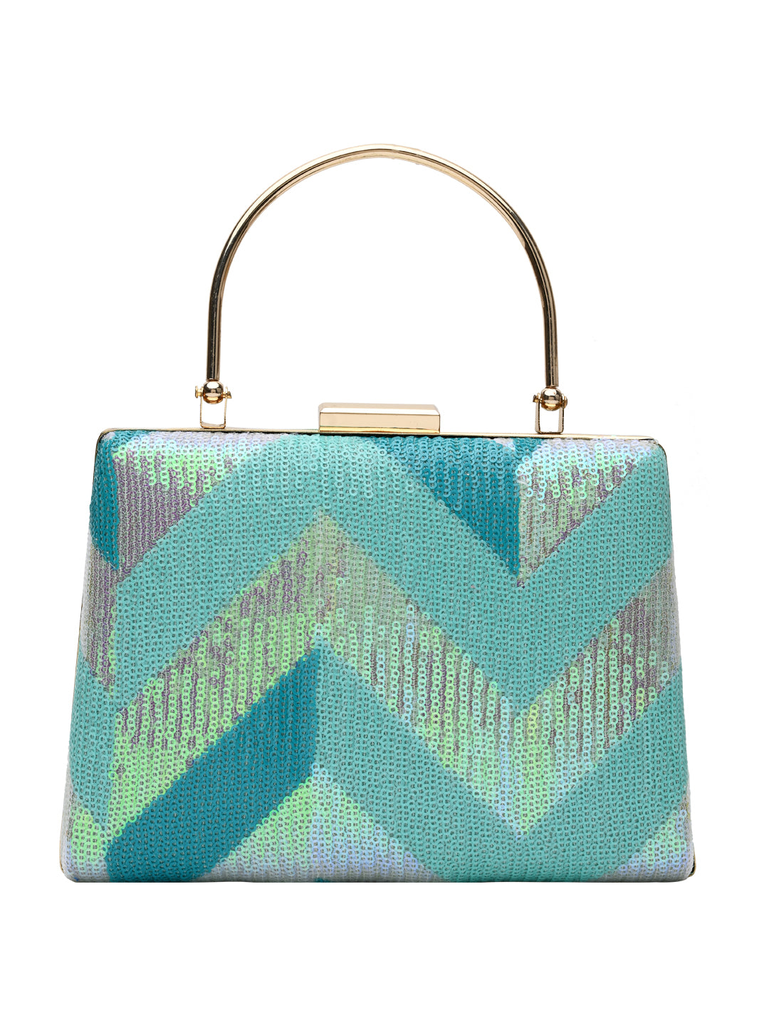 Horra Zig Zag Party Clutch for Women