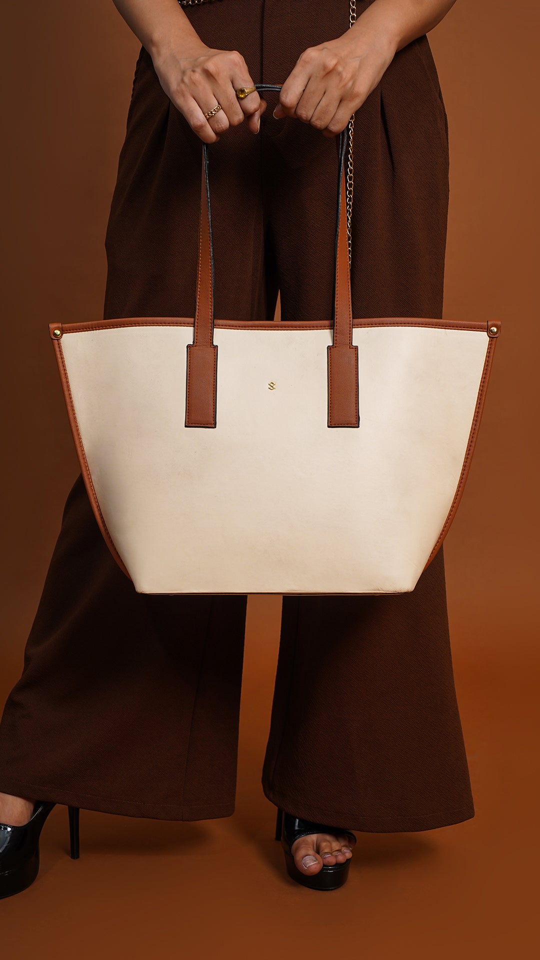 HORRA Big Size CASUAL TOTE BAG White