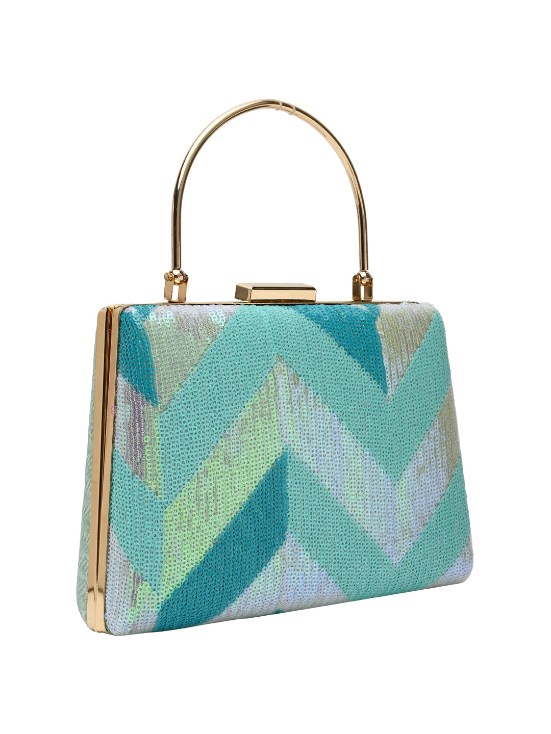 Horra Zig Zag Party Clutch for Women