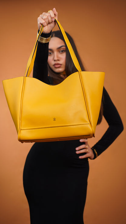 Horra Solid Oversized Tote Bag