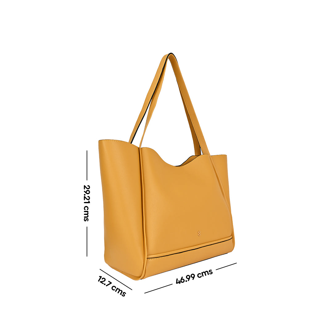 Horra Solid Oversized Tote Bag