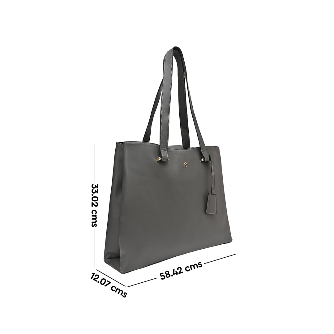 Horra Solid Oversized Tote Bag