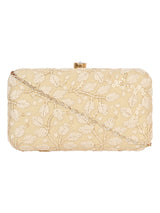 Horra Embroidered Flower Design Women's Party Clutch