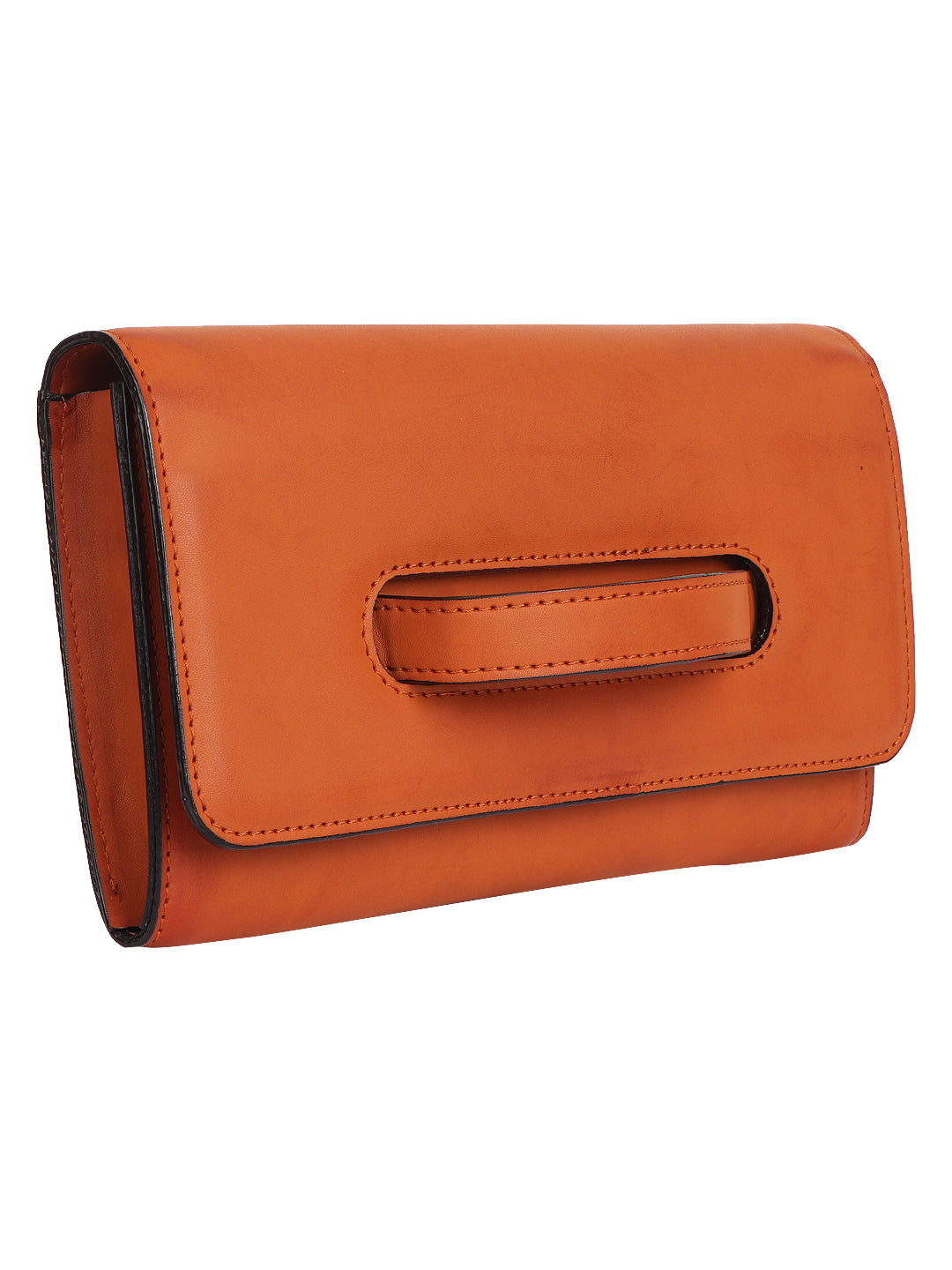 HORRA CASUAL ENVELOPE CLUTCH TAN