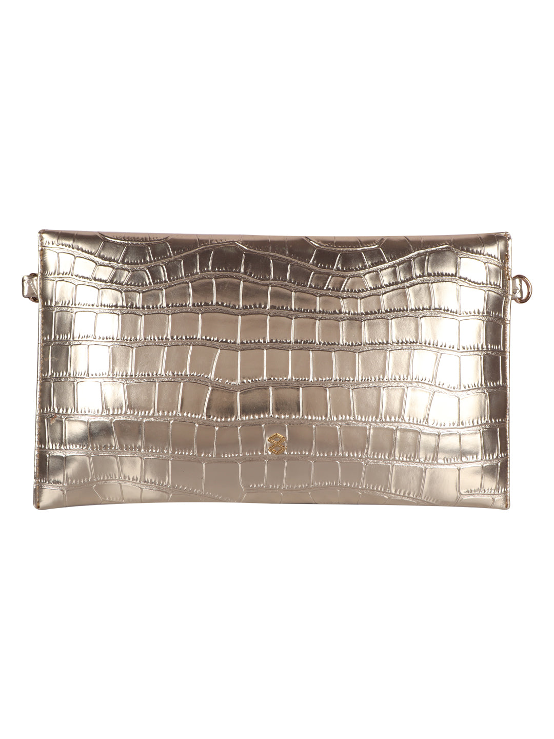 HORRA STONE STUDDED ENVELOPE WITH DETACHABLE CHAIN SLING