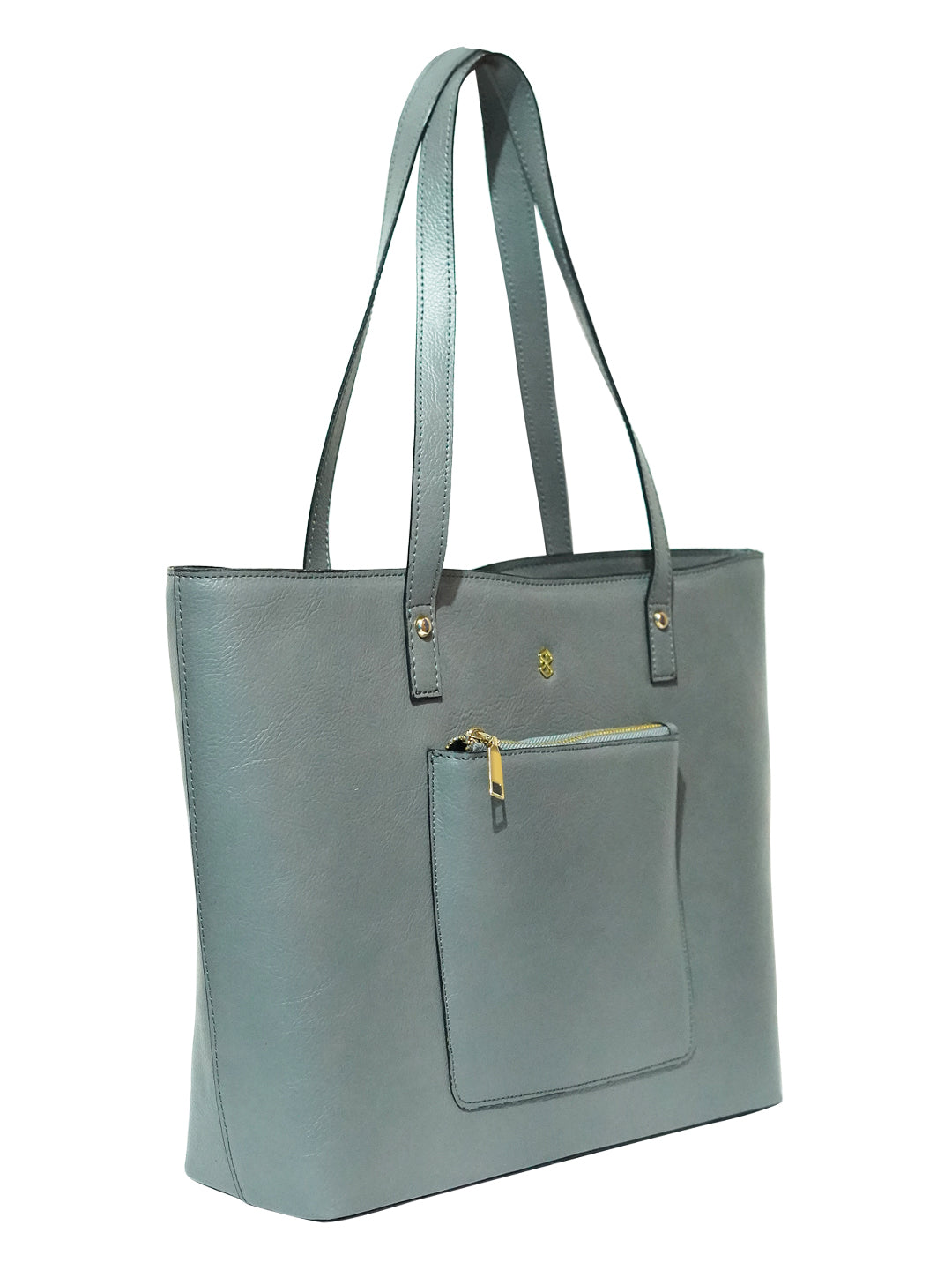 HORRA GREY SOLID 13 INCH LAPTOP HANDBAG