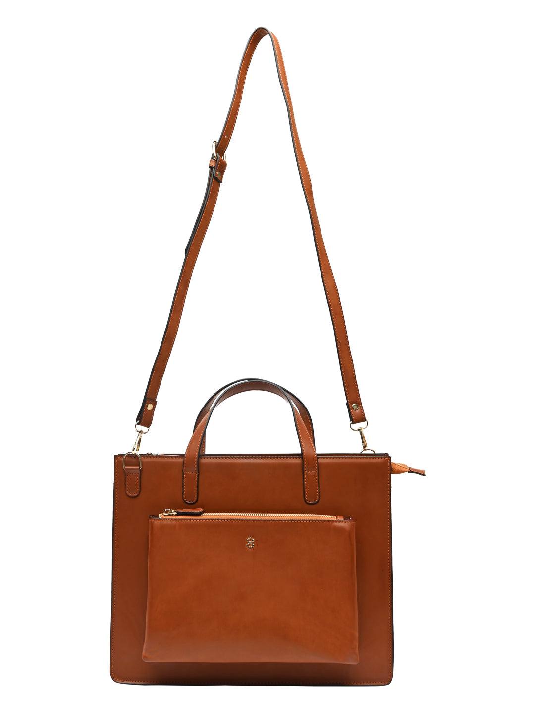 Horra Unisex 13 Inch Laptop Bag - Tan