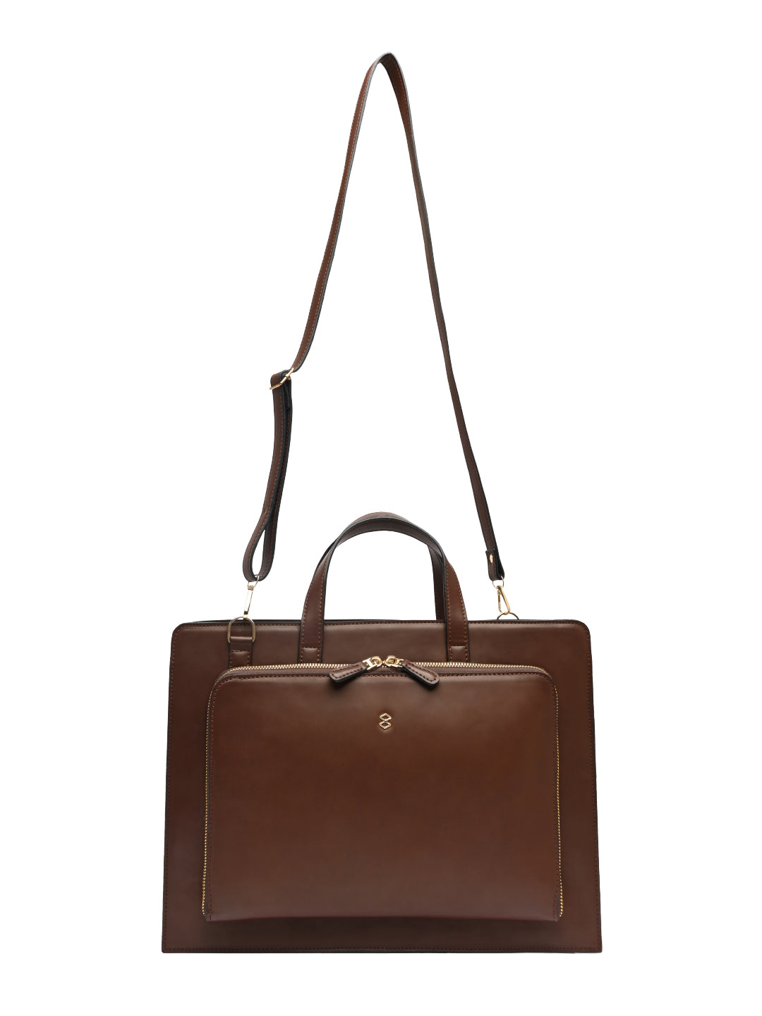 Horra Unisex 15 Inch Laptop Bag - Brown