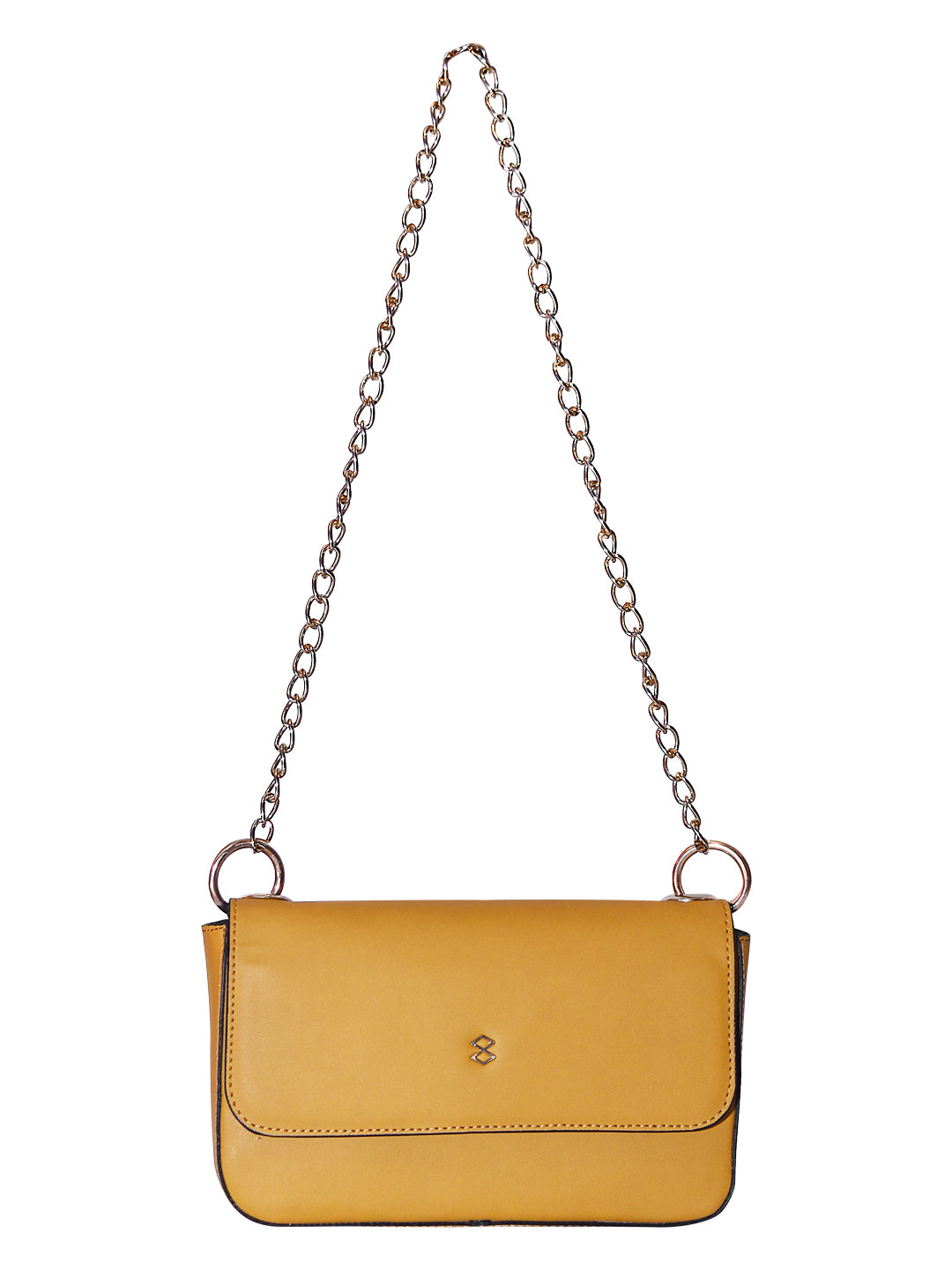 Horra Casual Solid Shoulder Bag Yellow