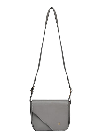 Horra Structured Crossbody Sling Bag Grey