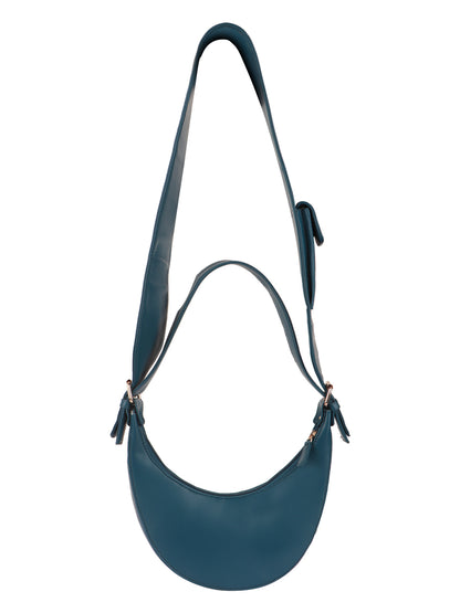 Horra Casual Half Moon Crossbody Sling Bag with two Detachable Straps