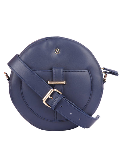 Horra Stylish Round Crossbody Sling with Detachable Strap