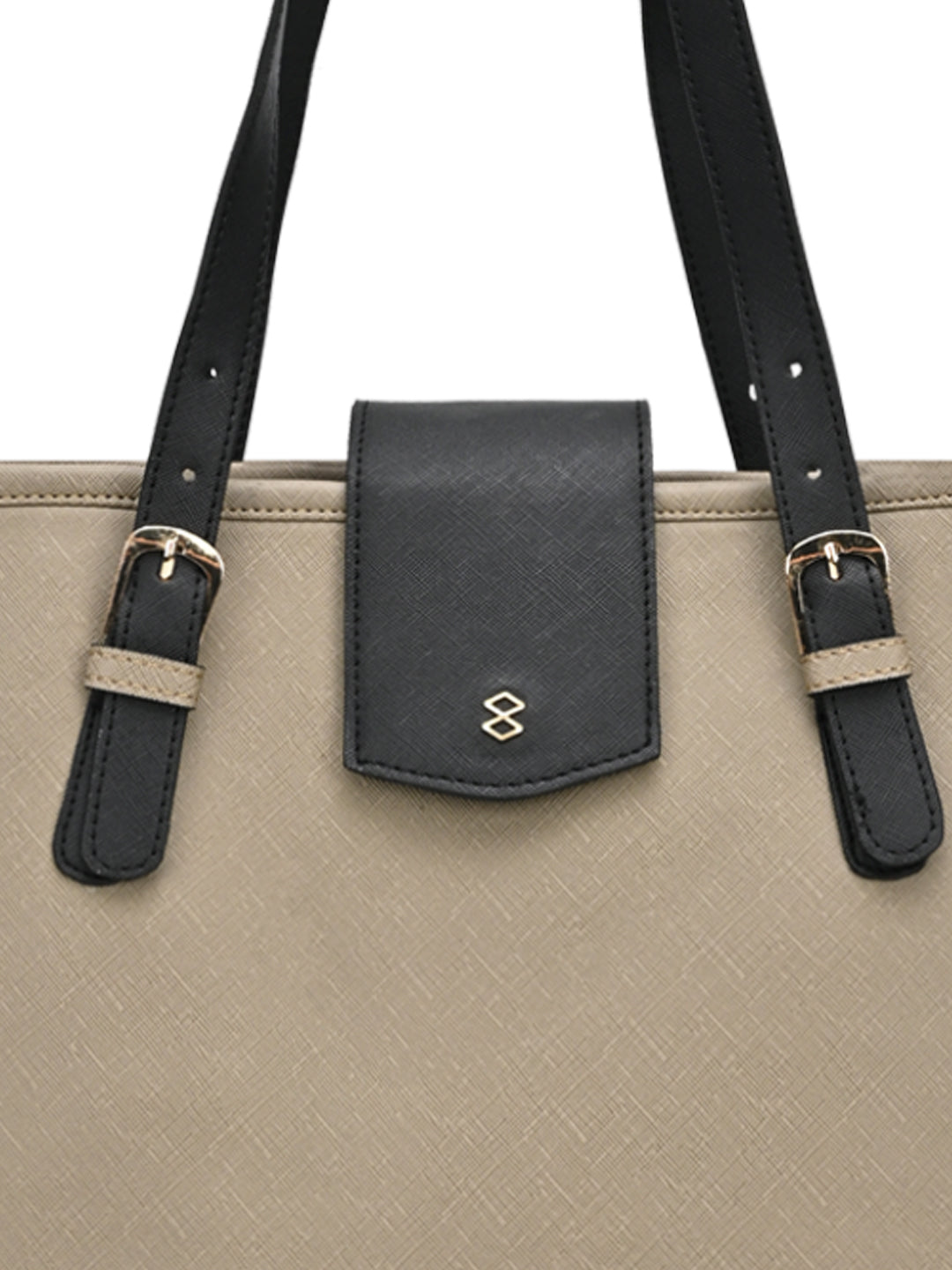 Horra Solid Oversized Tote bag for Women - Beige