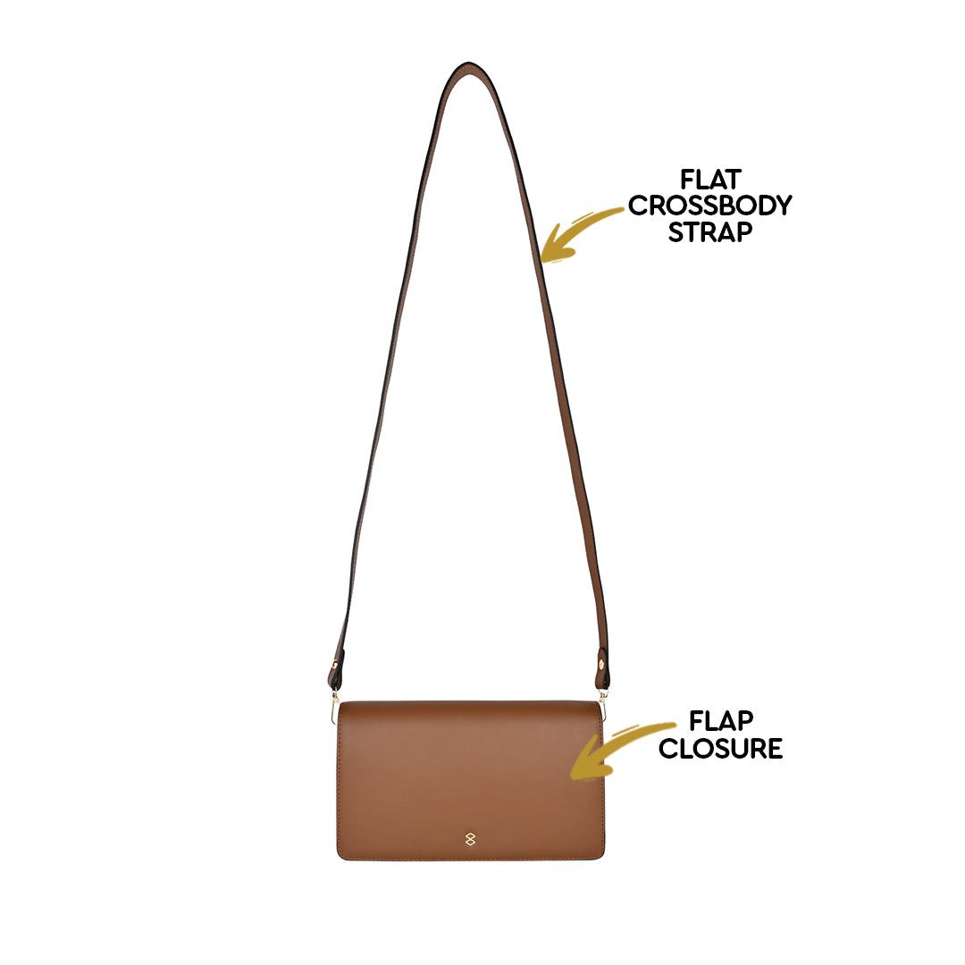 Horra Casual Mini Sling Bag  - Tan