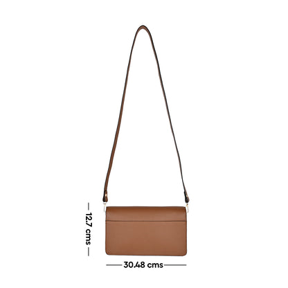 Horra Casual Mini Sling Bag  - Tan