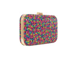 Multicolor Solid Rainbow Clutch - Horra Luxury