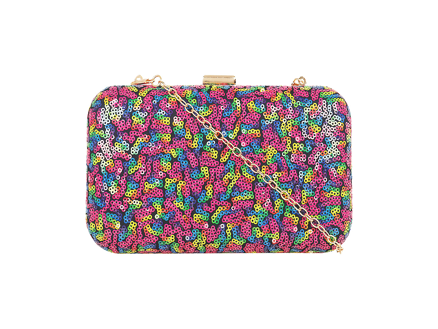 Multicolor Solid Rainbow Clutch - Horra Luxury