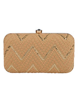 ZigZag Fabric Clutch - Horra Luxury