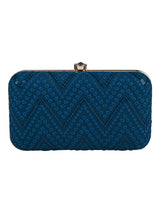 ZigZag Fabric Clutch - Horra Luxury