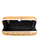 HORRA GOTA WORK PARTY CLUTCH WITH DETACHABLE CHAIN SLING