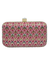 HORRA EMBROIDERY PARTY CLUTCH WITH DETACHABLE CHAIN SLING