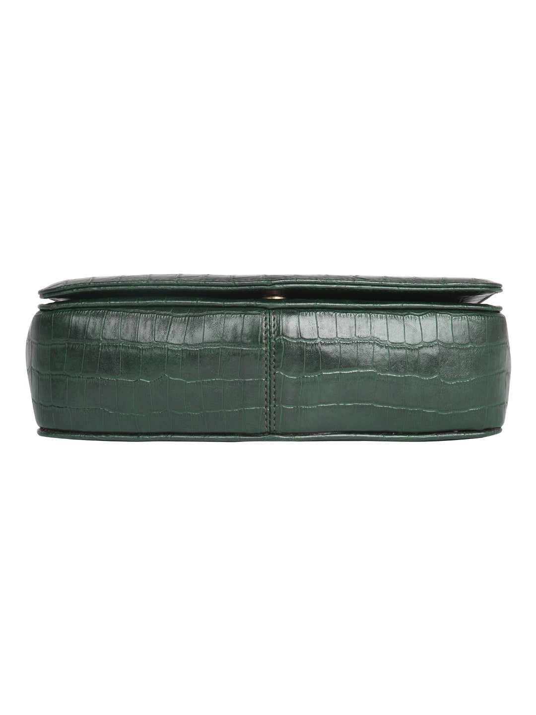 HORRA CROCO MEDIUM SLING GREEN